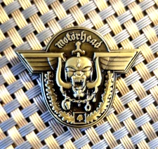 Motorhead (band) Enamel Metal Lapel Pin Badge New Lemmy Rock Metal