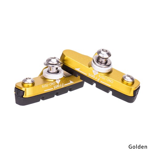 Scarpe Freno Bici Strada Pinza C Zoccolo Pastiglie Gomma Sostituibili CNC Shell Block - Foto 26 di 37