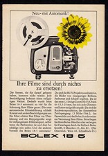 3w5798/ Alte Reklame von 1963 &ndash; Filmprojektor &ndash; BOLEX 18-5