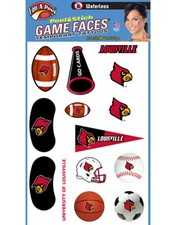 Fan-A-Peel Louisville Waterless Peel and Stick Temporary Tattoos