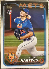 2024 Topps Series 1 Grant Hartwig RC #130 New York Mets