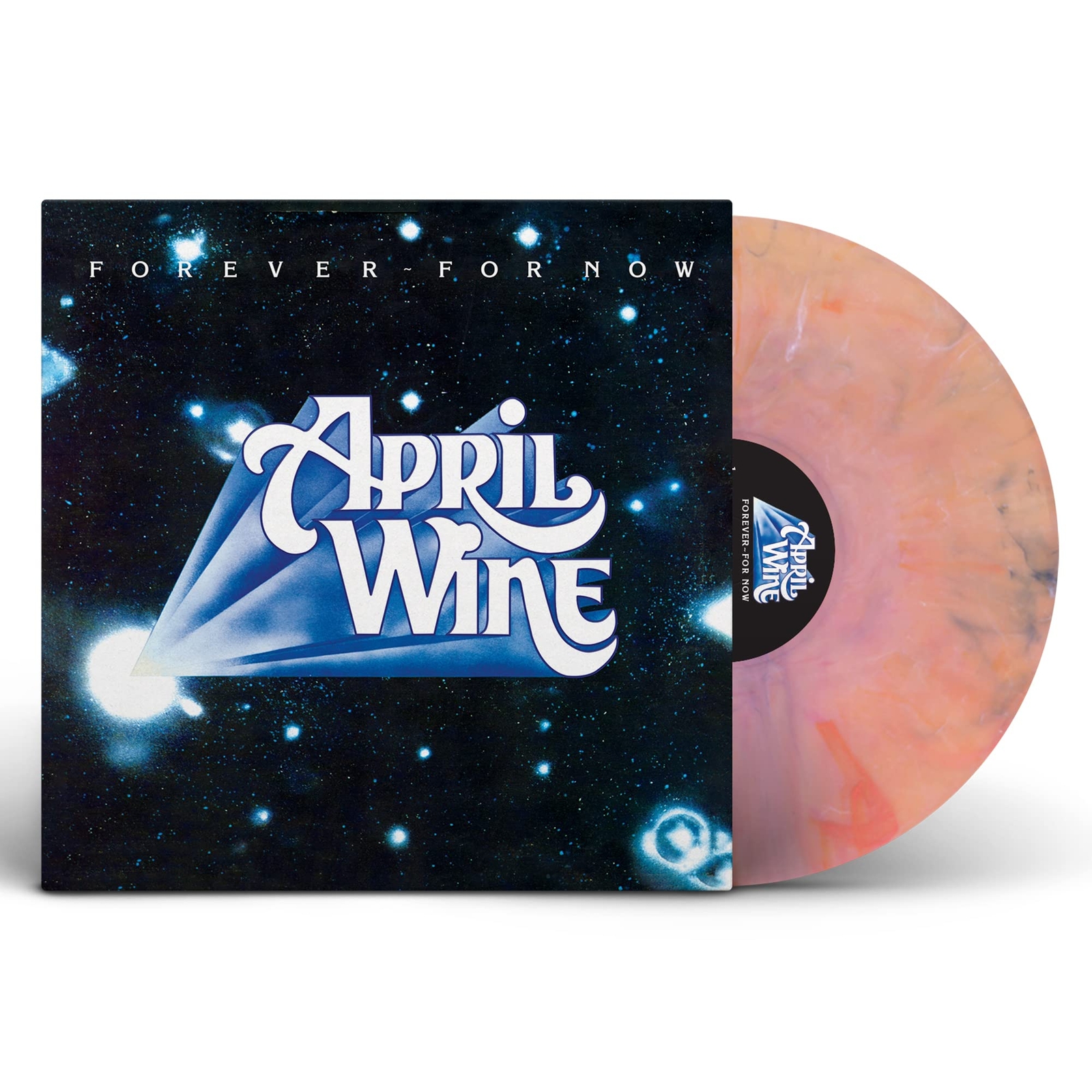 April Wine Forever For Now - White With Blue, Red & Orange Swirl (Vinyl LP)