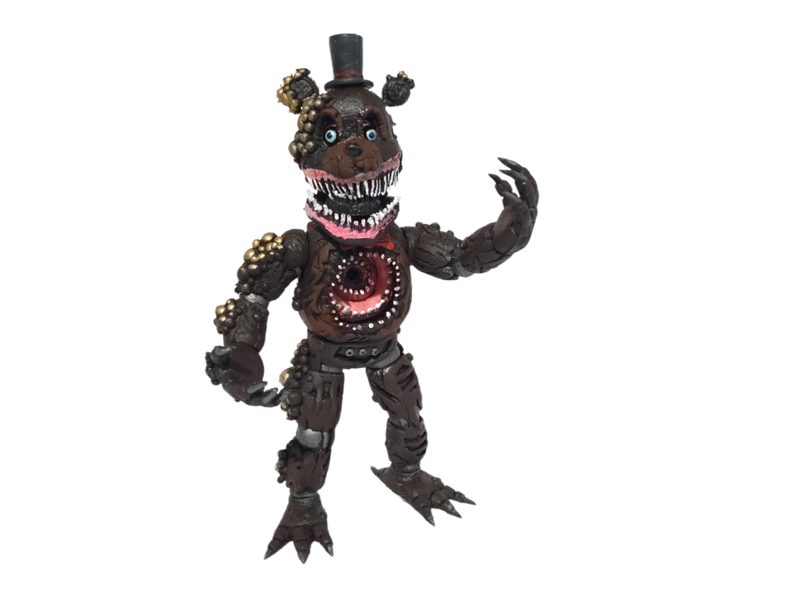 TOY MEXICAN 6 FIGURES FIVE NIGHTS AT FREDDY'S ANIMATRONICS SCRAP TWISTED