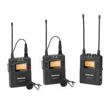 Saramonic Uwmic9 Kit 2 Tx9 Tx9 Rx9 Uhf Wireless Mic Lav Sys,2 Bodypack Tx 1 Rx