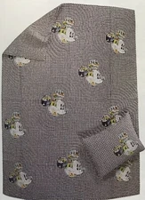 Disney Parks Mickey Mouse Comic Collage Quilt Sham Pillow Ethan Allen 3pc set