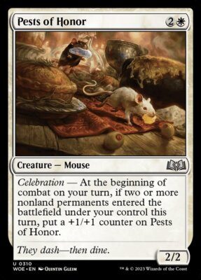 MTG Magic the Gathering Pests of Honor (310/515) Wilds of Eldraine LP