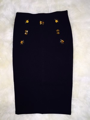 Cheapest Black Womens HM Jeweled High Waist Pencil Bodycon Career Skirt Sz Small Online Cheapest Black Womens HM Jeweled High Waist Pencil Bodycon Career Skirt Sz Small Online