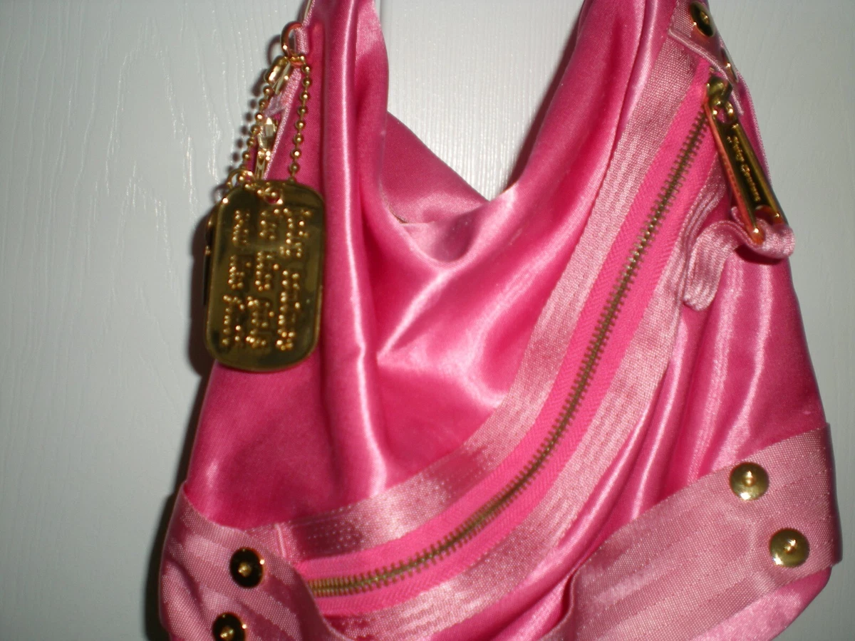 Pink satin purse outlet