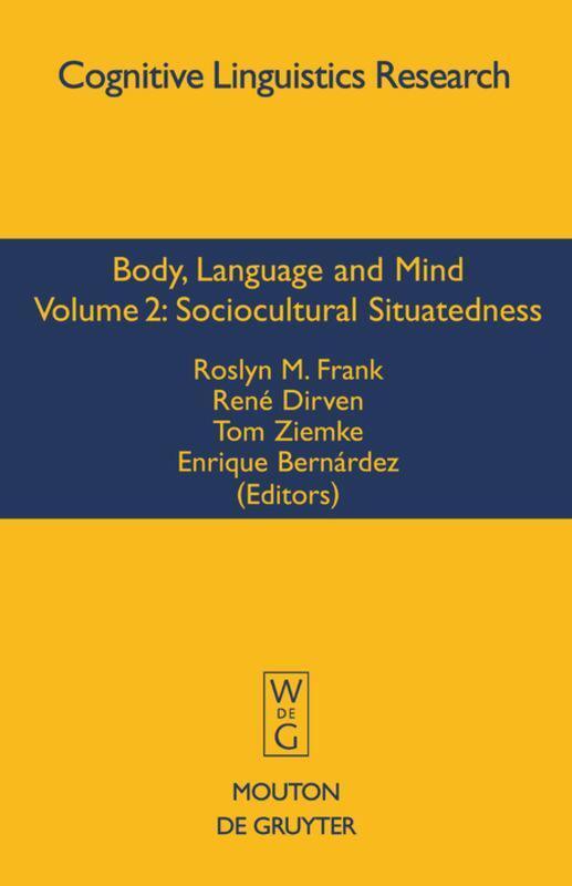 Thumbnail - Roslyn M. Frank (u. A.) | Sociocultural Situatedness | Buch | Englisch