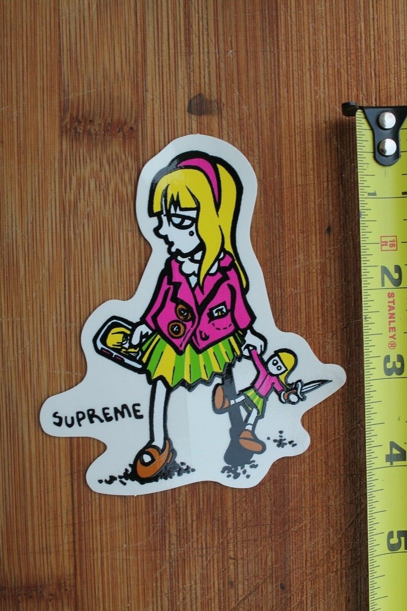 SUPREME Clothing Little Girl Killer Doll Cartoon Vintage