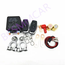 Dual Remote Control Car Battery Isolator Disconnect Kill Cut Off Master Switch