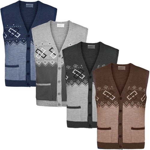 CARDIGAN ARGYLE KNITWEAR 
