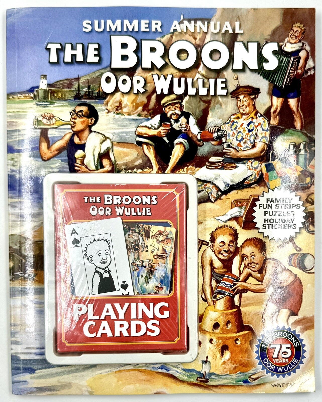 THE BROONS & OOR WULLIE SUMMER ANNUAL (Paperback, 2011) Playing Cards + Stickers