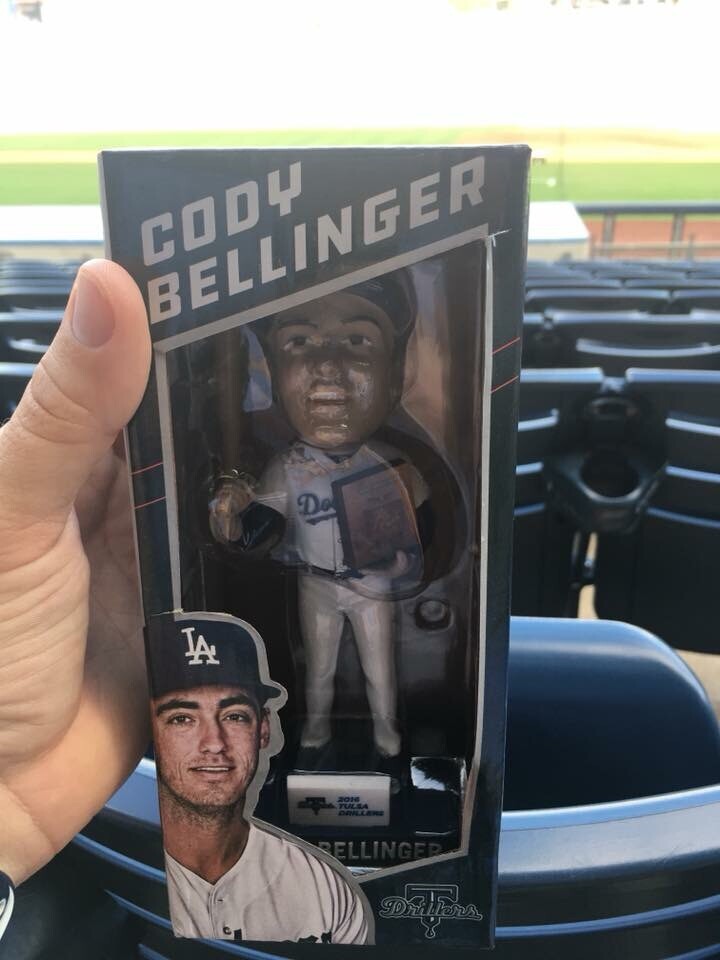 2018 Cody Bellinger ROY Tulsa Drillers Bobblehead SGA w/ Ticket eBay