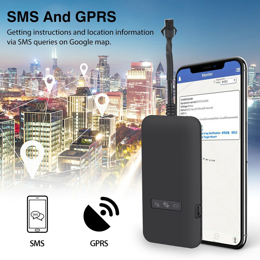 GPS Tracker Real-time Tracking Locator Device GPRS GSM Car