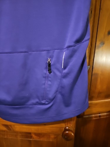 Ladies Altura cycling top size 12 Purple White short sleeves Zip Pocket VGC - Picture 10 of 16