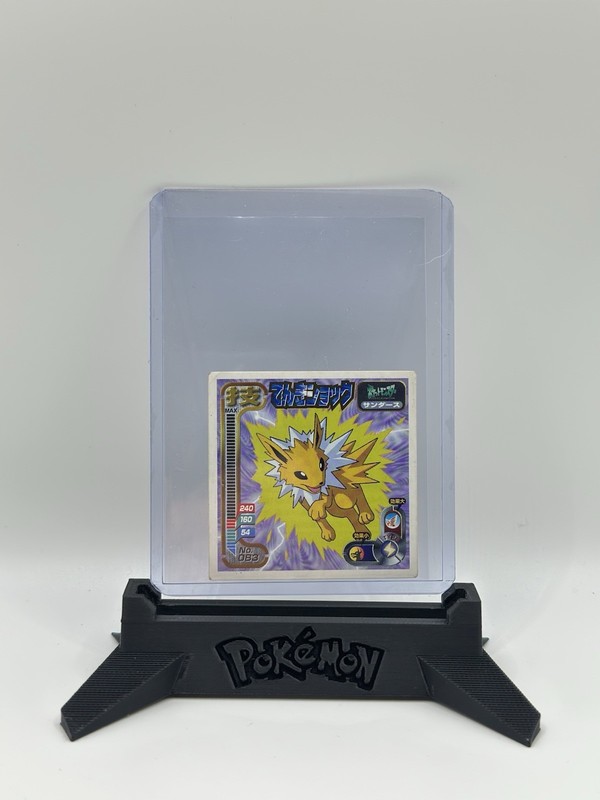 Pokémon 1998 Amada Attack Hyper Sticker Jolteon No. 083 Japanese Vintage