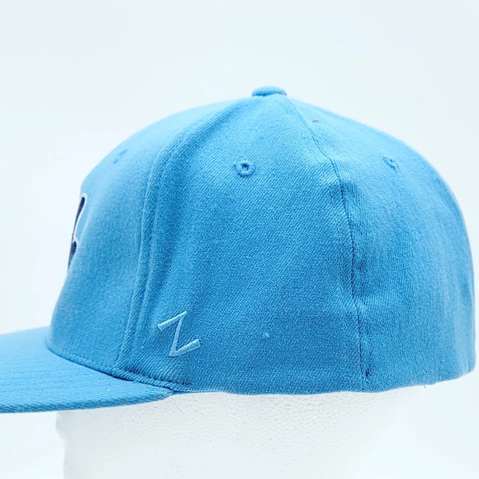 Montreal Expos Powder Blue Fitted Hat Zephyr Adult Large - Image 3 of 4