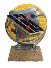 Cornhole 5" Resin Award Trophy, Free Engraving, Family Fun