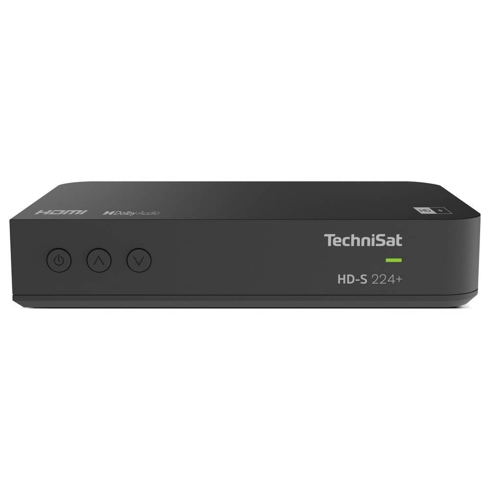 Récepteur SAT HD TechniSat HD-S 224+ décodeur satellite noir