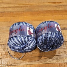 Lot of 2 Premier Yarns Spangle 184yd 136yd Sparkling water