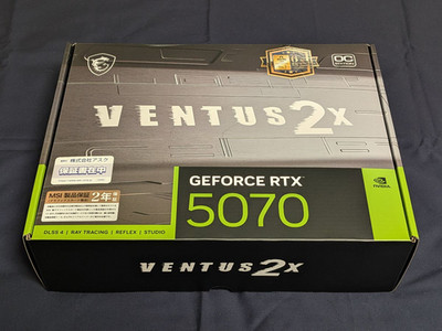 MSI GeForce RTX 5070 12GB VENTUS 2X OC Grafikkarte Neu aus Japan
