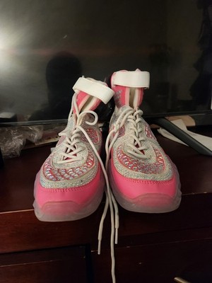 Cape Robbin Remi or Burst SS high-top sneaker with rhinestone embellishments