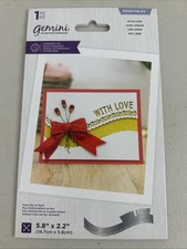 Gemini by Crafter's Companion Edge'ables die 1 piece With Love