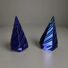 1 Of 2 Plastic 3D-Printed Hexagon Pass Through Fidget Toy