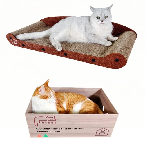 Cat Scratcher Bed 30 Inch Cat Couch Scratcher &17.5 Inch Cat Scratch ...