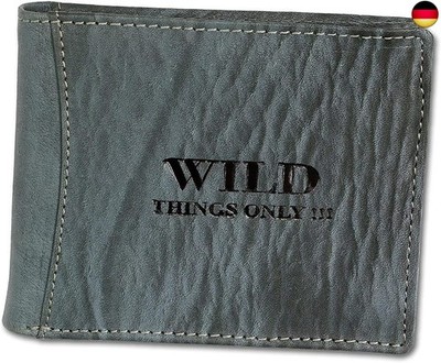 Bag Street Herren Geldbörse Portemonnaie Geldbeutel Rustikal Rindleder Leder 545