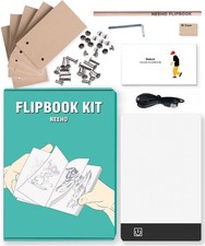 Flip Book Kit, Flipbook Kit with Light Pad for Drawing and Tracing with 300 S...