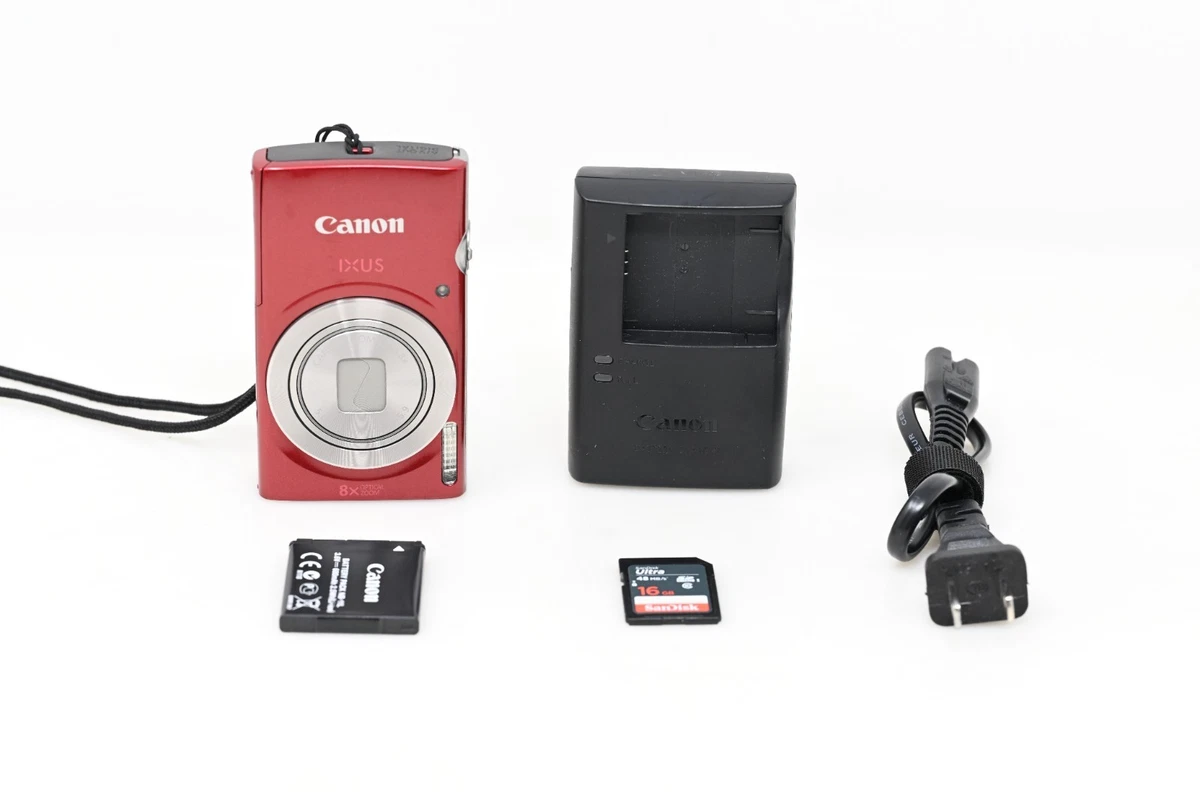 Canon IXUS 185 シルバー 本体と充電器　動作確認済 Canon IXUS 185 Compact Digital Camera with 8x Zoom 20 MP : Amazon