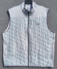 Callaway Men’s Gray Full Zip Golf VEST Size 2XL, quilted front, 2 pockets