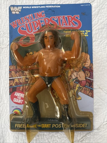WWE WWF LJN Unpunched 5 back Andre The Giant MOC G...