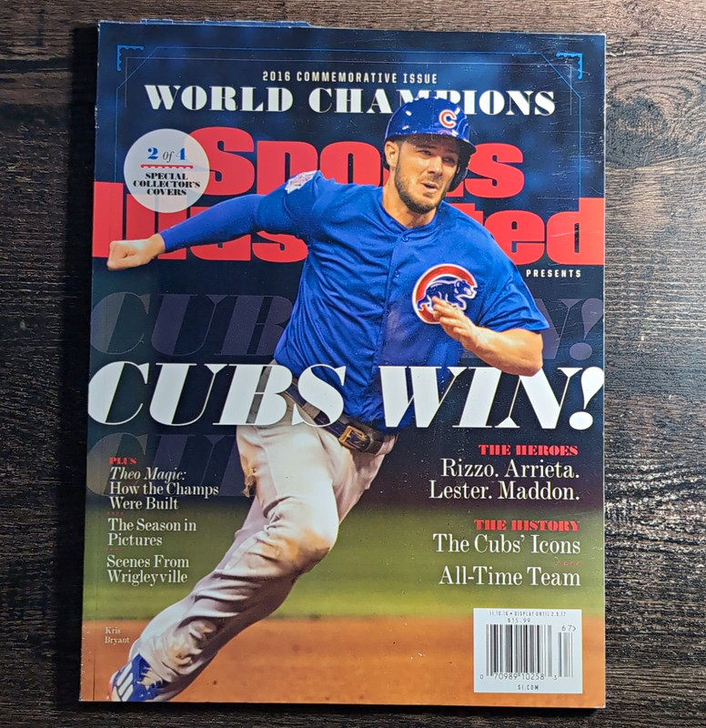 Sports Illustrated Commemorative Issue Nov 2016 Chicago Cubs Champions #67