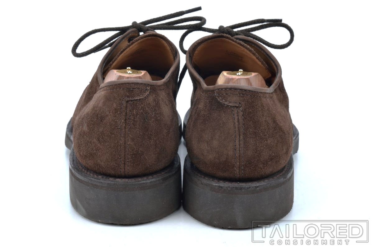 JOHN LOBB Rydal Brown Suede Split Toe Oxford Derb… - image 3
