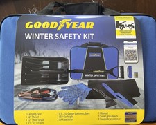 Goodyear Winter Safety Kit With Booster Cables And Snow Shovel Brand New Goodyear Winter Safety Kit With Booster Cables And Snow Shovel Brand New