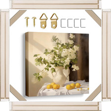 Canvas Stretcher Bars 4PCS Frame Kit, 14 Inches DIY Free Wood Stretcher Bars for