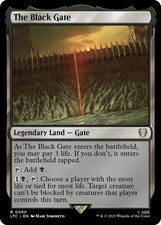 The Black Gate - Normal NM MTG Commander: The Lord of the Rings: Tales of Mid...