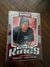 2005 Donruss Diamond Kings Silver Vernon Wells #DK-25 #'rd 0393/2005 - Blue Jays