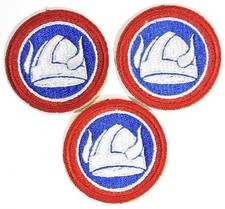 Lot d'insignes d'épaule US 47ème division d'infanterie