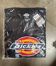 Dickies Men's Black Logo Graphic Crew Neck Short Sleeve T-Shirt XL WS322BK