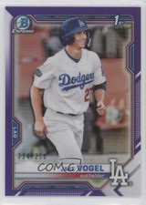 2021 Bowman Chrome Prospects Purple Refractor 224/250 Jake Vogel #BCP-59 0w3