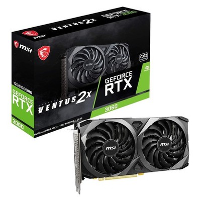 MSI RTX 3060 VENTUS 2X 12GB OC ジャンク品 MSI NVIDIA GeForce RTX 3060 VENTUS 2X OC 12 GB GDDR6 Graphics Card