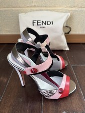 Fendi Multicolor Platform Sandals Size 37 EU / 7W US - Used Once