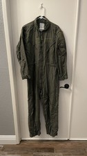 GENUINE US AIR FORCE GREEN FIRE RESISTANT FLIGHT SUIT CWU-27/P - 42R Summer