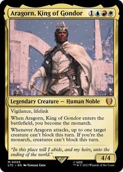 Aragorn, King of Gondor (Commander: The Lord of the Rings: Tales of Middle-earth)