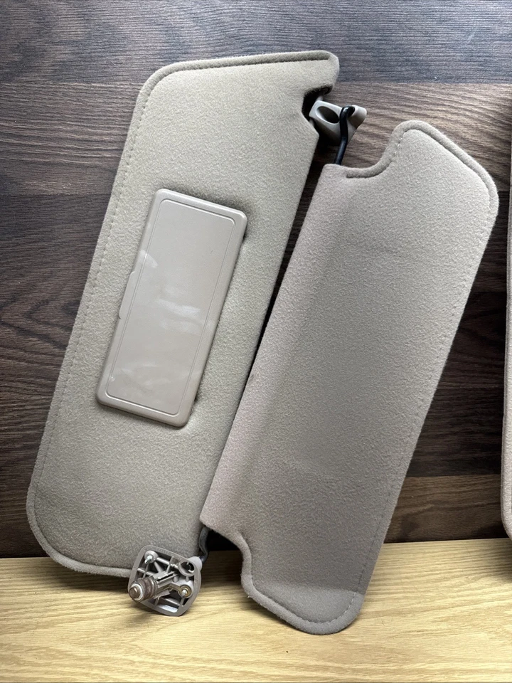 92-96 Ford F-150 F250 Bronco XLT conjunto duplo viseiras LH RH bronzeado LEIA DSC - Imagem 2 de 4