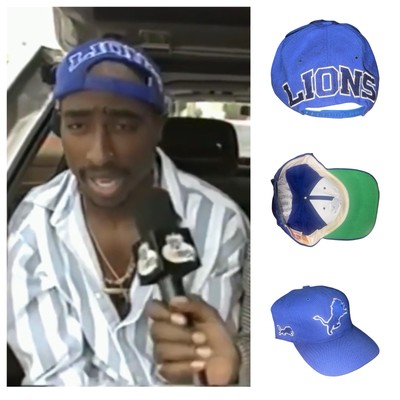 American Needle Lions Blockhead Hat 90s 2Pac Poetic Justice 90s Vintage 